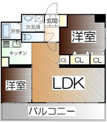 陸前高砂駅 徒歩5分 9階の物件間取画像